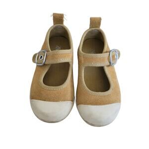 Zara Suede Mary Jane Shoes